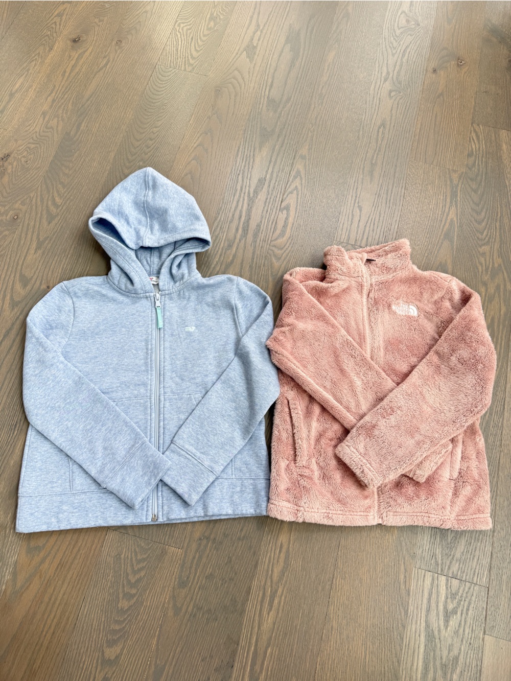 Vineyard vines and North Face girl sweatshirt
